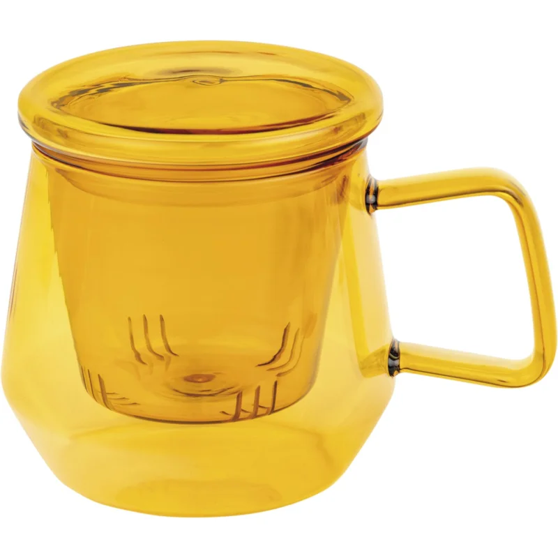 BREDEMEIJER Livorno Teáskészlet egy személyre, boroszilikát üveg, űrtartalom 0,29 liter, magasság 88 mm, borostyánszínű Árengedmény